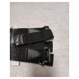 6 Pcs Bicycle Pant Leg Straps Adjustable Cycling Ankle Safety Band Multipurpose Black Elastic Magic Fastening Belt with Buckle for Riding Climbing Fishing Outdoor Sports (1.5x13.8)