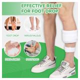 Orthomen AFO Drop Foot Brace, Half-Sole Design for Stroke/MS Patients, Lightweight Medical Orthotic Shoe Insert for Foot Drop Support, Hemiplegia & Neuropathy Relief,Men and Women, L-Right