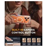 Miracase Magnetic for iPhone 17 Pro Case 6.3" [Compatible with MagSafe] Full-Body Phone Case with Built-in Glass Screen Protector & Camera Control,Drop Proof iPhone 17 Pro Cover, Clear