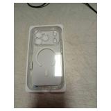 Miracase Magnetic for iPhone 17 Pro Case 6.3" [Compatible with MagSafe] Full-Body Phone Case with Built-in Glass Screen Protector & Camera Control,Drop Proof iPhone 17 Pro Cover, Clear