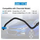 AUTOBABA Engine Coolant Inlet Hose for Radiator Upper Inlet Coolant Hose Compatible with 2011-2015 Chevrolet Cruze 1.4L, 2016 Chevy Cruze Limited Replace for 13251447 13408385