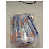 0.5ml Syringe with Needle,31G 0.5cc 5/16 Inch 8mm Needle and Syringe,Individually Wrapped,Pack of 30