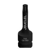 JEUCLEL T50 Torx Bit Socket, 1/2" Drive Torx Star 6 Point Impact Bit Socket, 3-Inch, Cr-Mo Steel, Screwdriver Adapter for Electric Ratchet Wrenches Fastening Screws Hand Repair