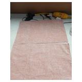 JUSPURBET Pink 12x20 Throw Pillow Covers Set of 2 Decorative Pillow Covers for Couch Sofa Bed Cozy Chenille Lumbar Cushion Covers Cases with Invisible Zipper for Living Room Home Decor