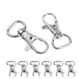 CooBigo 30pcs Metal Swivel Clasps Lanyard Snap Hook Lobster Claw Clasp Jewelry Findings Swivel Trigger Snap Hooks (Webbing Size:1/2" (13.2mm))#FLQ059-A