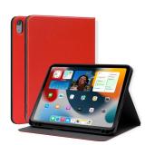 Case for iPad (A16) 11th Generation 11 Inch 2025, for iPad 10th Generation Case 2022, 10th Gen iPad 10.9 inch with Pencil Holder with Auto Sleep, PU Leather (Red)