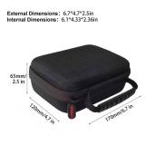 EVA Hard Case with Foam 6.7 x4.7 x2.5 inches Hard Sided Camera/Digital Case EVA shockproof Outdoor case Suitable for storage of drones, digital products, electronic instruments, etc.
