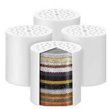 20 Stage Shower Filter Universal Replacement Cartridge Shower Head Filter,High Output Refill for Hard Water Reduces Chlorine by Cenipar,4 Pack