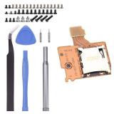 Ikpek 1 Pack Micro SD Card Reader Replacement for Nintendo Switch HAC-SD-01, TF Memory Card Slot Socket Reader Board Replacement for NS Console