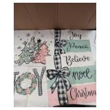 AnyDesign Christmas Throw Pillow Covers 18 x 18in 4pk