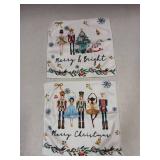Nutcracker Christmas Washcloths 2pk