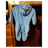 1980s Blue Polka Dot Hooded costume.