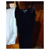 Lane Bryant Black Velvet Evening Dress Size 18