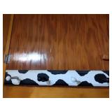 Decorative Cow Print Wall Mounted Coat Rack
