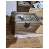 Vintage Plastic Sewing Box with Notions