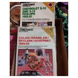 1980s Chilton Auto Repair Manual Collection - GM Cars & Trucks