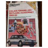 1980s Chilton Auto Repair Manual Collection - GM Cars & Trucks
