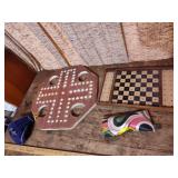 Traditional Chinese Checkers and Checker Board Game Set