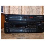 Sylvania CD1480 Player & SX-1900 Stereo Receiver Combo