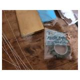 Craft Supply Bundle - Paper, Floral Tape, Stamps and Markers