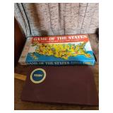 1970s Milton Bradley Game of the States Board Game