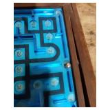 LED Wooden Marble Maze Game