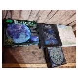 Puzzle Collection - Star Wars, Moon Globe, and Grand Canyon