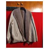 Leather and Fleece Lined Jacket