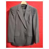 Grey Pinstripe Business Suit Made in USA