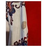 1970s Paisley Print Dress