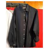 George Polka Dot Button-Down Dress Shirt 2XL