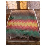 Handmade Chevron Afghan Blanket