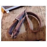 Handcrafted Leather Dog Collar and Belt Set