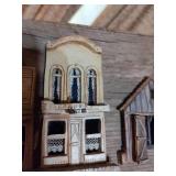 Old West Town Building Scene Wall Art