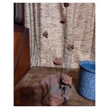 Decorative Glass Jars with Blue Speckled Container and Silver Star Ornament