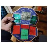 Decorative Needle Book with 79 Steel Sewing Needles