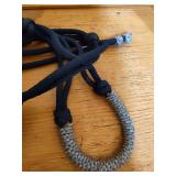 Blue Horse Lead Rope with Braided Grip