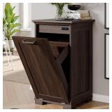 $104 Tilt-Out Trash Cabinet with Deodorisation, 10-Gallon Trash Can