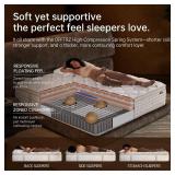 $170 Full Size Mattress 12-Inch Hybrid Memory Foam, Firm, Zoned Spring