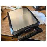 $60 Krups Breakfast Set Stainless Steel Waffle Maker, 4 Slices, 1200W