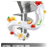 $1200 VEVOR 110V Frozen Yogurt Blending Machine 750W, 304 Stainless