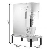 $1200 VEVOR 110V Frozen Yogurt Blending Machine 750W, 304 Stainless