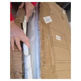 $180 Tilt-Out Trash Cabinet, Fast Install, White, Holds 2x13gal Bins