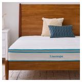 $144 LAST ONE!! Linenspa 8 Inch Hybrid Mattress - Medium Firm - Full Size