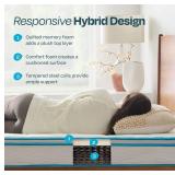 $144 LAST ONE!! Linenspa 8 Inch Hybrid Mattress - Medium Firm - Full Size