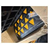 $97 VEVOR Rubber Curb Ramp 2 Pack, 6" Rise, Heavy-Duty 15T Ramps