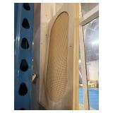 $69 AWQM Natural Rattan 2-Door High Cabinet ANRC-W 26.77x15.75x41.34