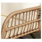 Bifanuo 4-Piece Rattan Patio Furniture Set Cushions - Table & Chairs