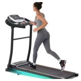 $800 Foldable Electric Treadmill 2.5HP, 12 Programs, 10MPH