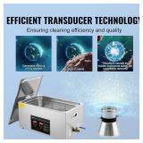 $160 VEVOR Ultrasonic Cleaner w/ Digital Timer & Heater, Jewelry 22L